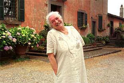 Margarita Lozano, en su casa de Bagnania (Viterbo).