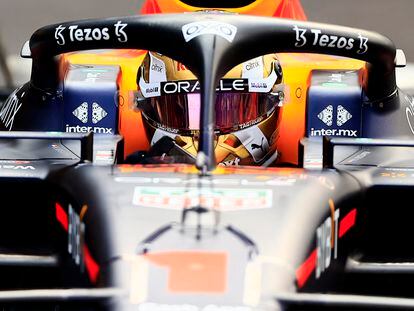 Max Verstappen, durante las prácticas en el GP de México, este sábado.