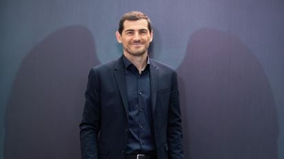 El portero en la presentación del documental 'Iker Casillas: Colgar las alas', en Madrid en noviembre de 2020.