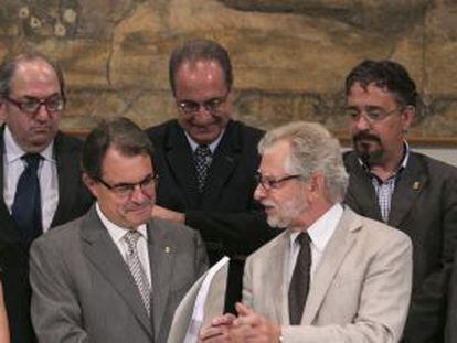 Artur Mas recibe el informe de el Carec.