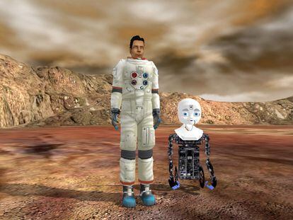 El robot Nexi en el juego &#39;Mars Escape&#39;