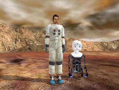 El robot Nexi en el juego 'Mars Escape'