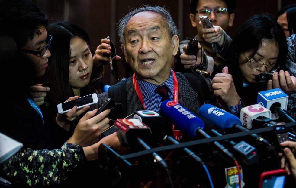 Qiu Renzong, ex vice presidente del comité ético del Ministerio Chino de Salud, durante la Conferencia de Edición del Genoma Humano.