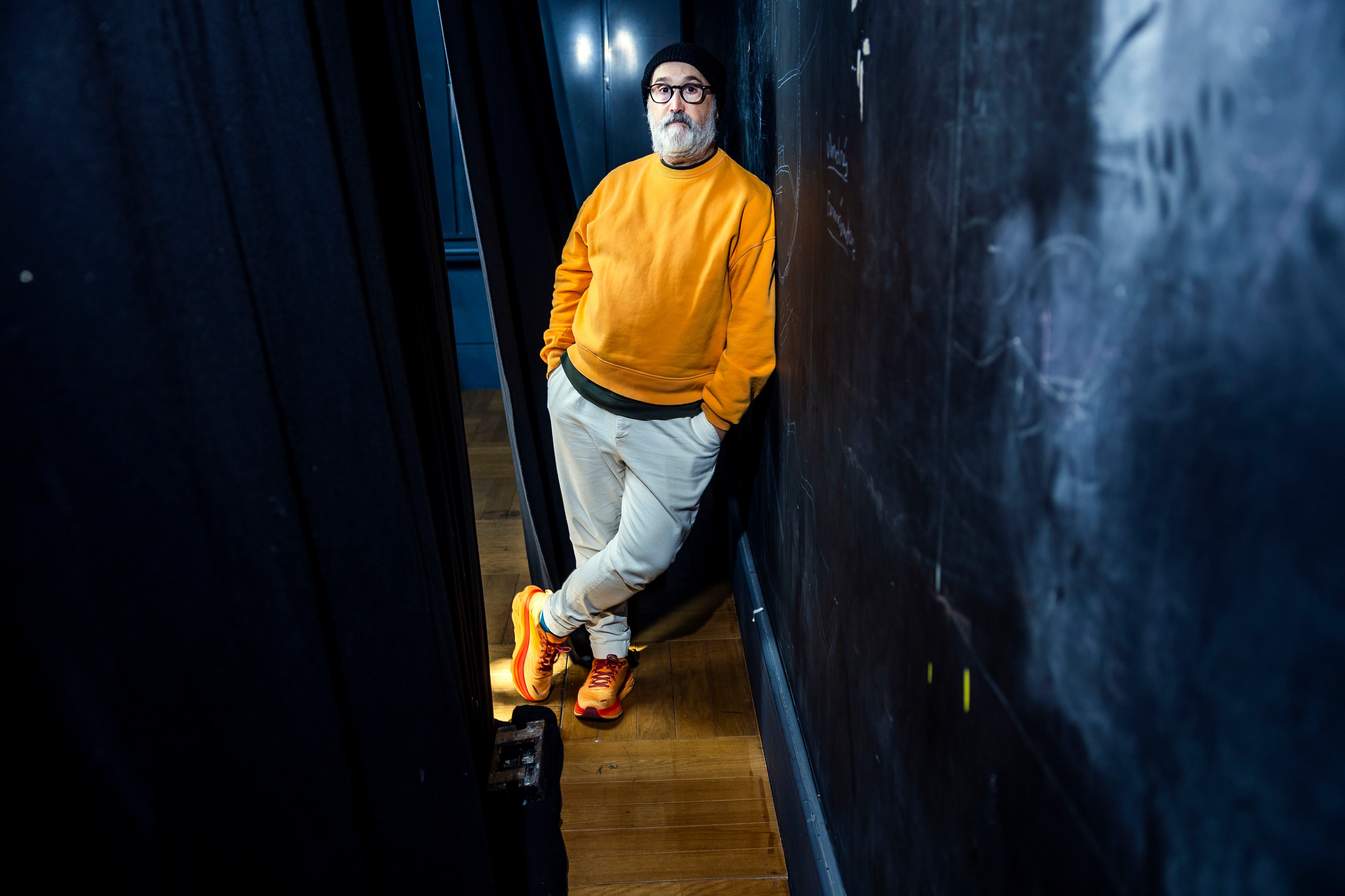 Otra imagen de Javier Cámara antes de la entrevista con EL PAÍS el pasado 28 de febrero.