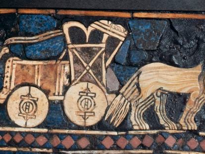 Carro de batalla sumerio (c. 2500 a. C.)