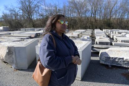 Mary Lauderdale, del Museo de Historia Negra de Virginia, el 24 de enero en Richmond.