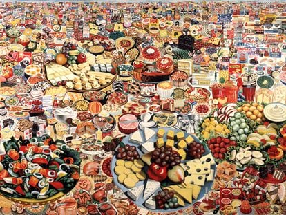 'Foodscape' (1964), del artista pop islandés Erró.