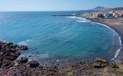 La playa de El Burrero, en Ingenio (Gran Canaria).