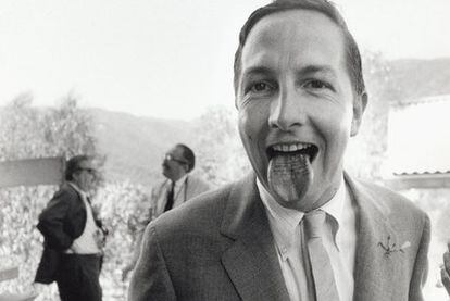 <i>Robert Rauschenberg</i>, fotografía tomada en 1966.