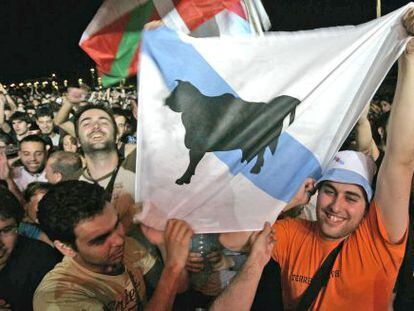 Público en el Festival de Ortigueira en 2007.