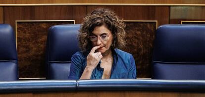 The Minister of Finance, María Jesús Montero.