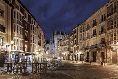 El casco viejo de Burgos. La capital burgalesa tiene 177.776 habitantes, lo que la convierte en la segunda ciudad más poblada de Castilla y León, tras Valladolid.
