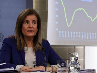 La ministra de Empleo, F&aacute;tima B&aacute;&ntilde;ez