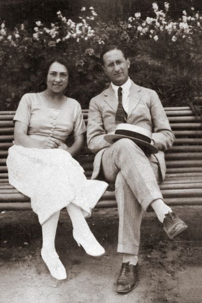 Germaine Cahen y Jorge Guillén.