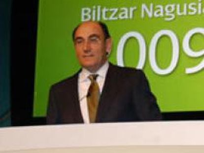 Ignacio Sánchez Galán durante la junta de accionistas de Iberdrola