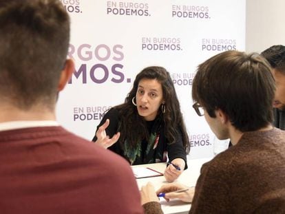 Algunos de los jóvenes integrantes de Podemos Burgos.