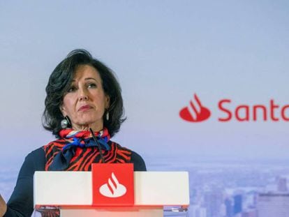 La presidenta del Banco Santander, Ana Botín