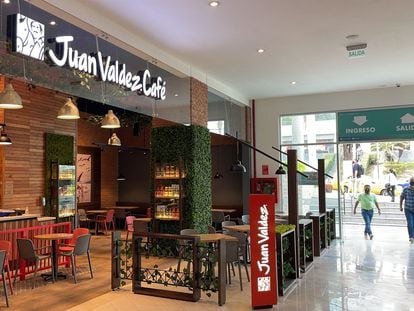 Tienda Juan Valdez Café en Madrid.
