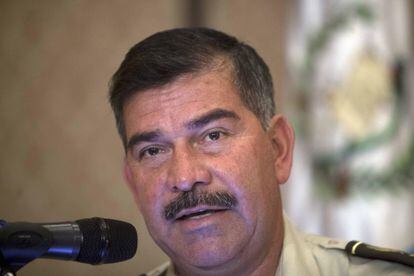 El jefe del Estado Mayor de la Defensa, el general Rudy Ortiz