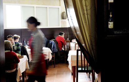 Comedor de Casa Teresa, en As Pontes (A Coruña).