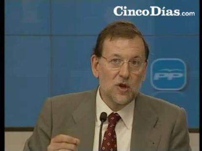 Rajoy: "El nuevo modelo de financiación es una chapuza"
