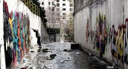 Una pintada en Teherán realizada durante la película 'Writing On The City'.