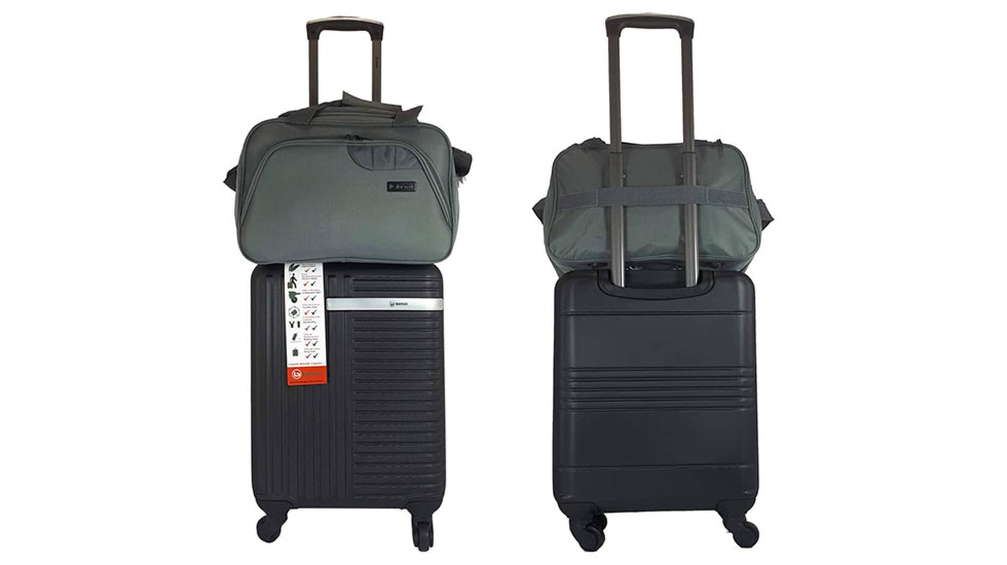 Cabina de duro 55cm de Ryanair aprobado Equipaje de Mano Trolley Bolsa caso maleta de equipaje de mano 