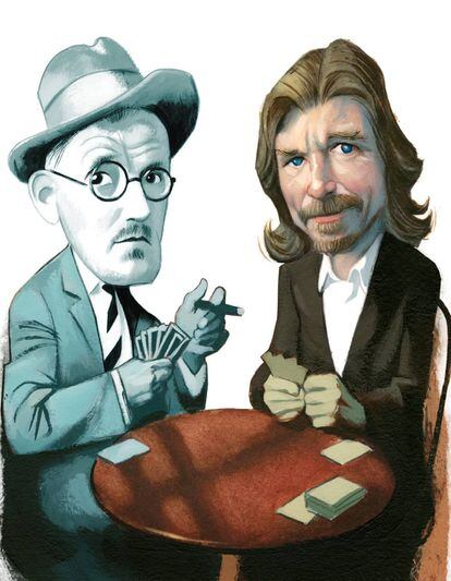 James Joyce y Karl Ove Knausgård, vistos por Fernando Vicente.