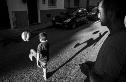 Fotografía de la campaña publicitaria de la ONG.