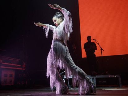 Rosalía en el Festival Sonar, el 15 de junio de 2018 en Barcelona.