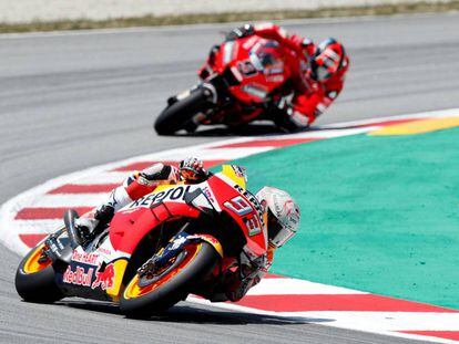 Marc Márquez, en cabeza de la carrera.