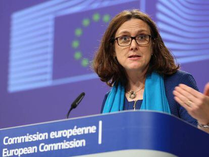 La comisaria de Comercio, Cecilia Malmström.