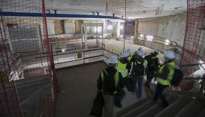 El futuro hall de la estaci&oacute;n de Metro Foneria