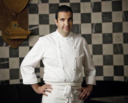 El chef de Santceloni Óscar Velasco.