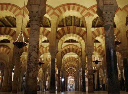 Una imagen del interior de la mezquita de Córdoba.