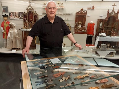 J.M. Juan Rosa, creador del Museo del Juguete de Cataluña, en Figueres, Girona. Crónica Tomas Delclos