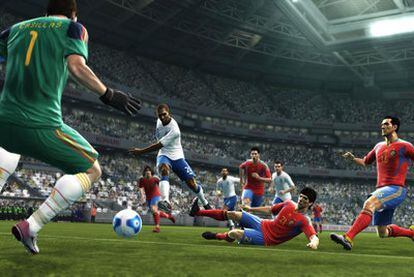 Un Inglaterra-España en el nuevo PES 2012