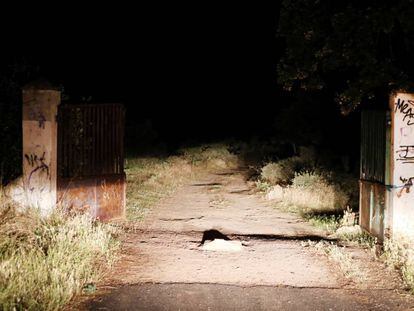 Lugar en el que la Guardia Civil ha encontrado hoy el cadáver en Salamanca.