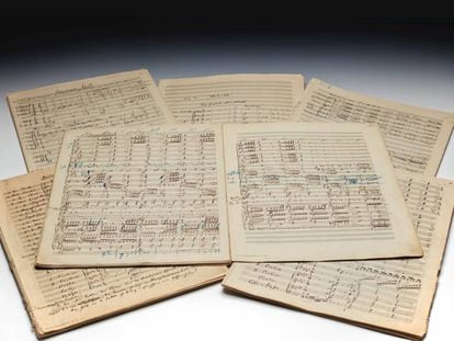 La partitura de la &#039;Segunda Sinfon&iacute;a&#039; de Mahler que sale a subasta. 
