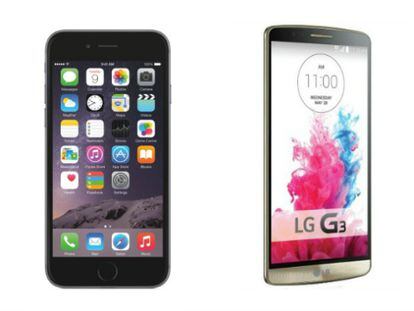 L'iPhone 6 i l'LG G3, premiats al Mobile World Congress.
