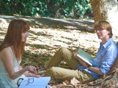 Zoe Kazan (actriz y guionista) y Paul Dano, en una imagen de 'Ruby Sparks'.