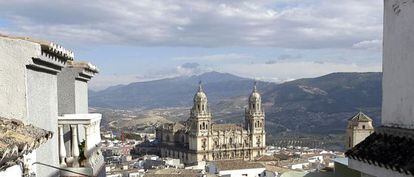 Una vista de la catedral de Jaén.