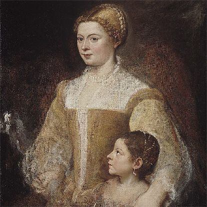 Christie's espera vender <i>Retrato de dama con su hija</i> de Tiziano por entre 8,6 y 13,7 millones de dólares.