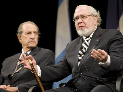 Gustavo Noboa, expresidente de Ecuador en la Bienal de las Américas 2010 en Denver, Colorado (EE UU).