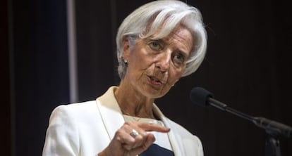 La directora gerent del Fons Monetari Internacional (FMI), Christine Lagarde.