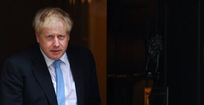 El primer ministro británico, Boris Johnson, el martes en Downing Street.