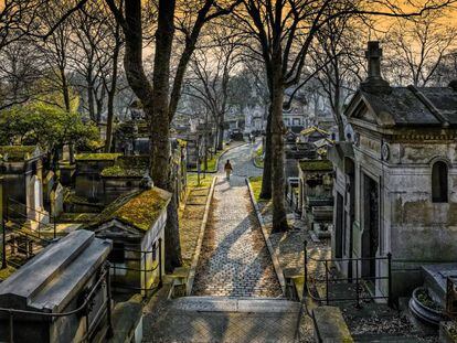 Vista del cementerio P&egrave;re-Lachaise, en Par&iacute;s. 