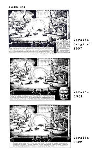 Ejemplo de la diferencia entre las distintas ediciones de 'El Eternauta', de Héctor Germán Oesterheld y Francisco Solano López, publicado por Planeta.