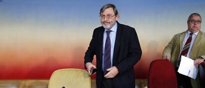 Lissavetzky, durante la presentación de las conclusiones de la comisión de investigación de la tragedia del Madrid Arena.
