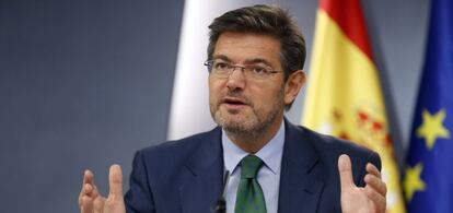 El ministro de Fomento en funciones, Rafael Catalá